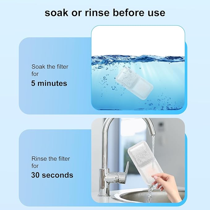 (12 Pack) Cat Water Fountain Filters Replacement Compatible with oneisall Cat Water Fountain, Cat Fountain Filters for 67oz/2L Stainless Steel Cat Fountain