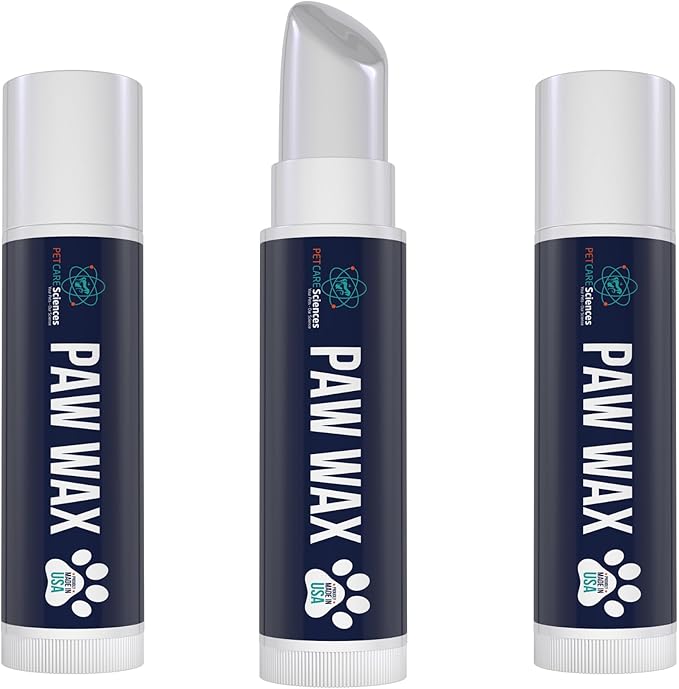 Paw Wax 3 Sticks - Paw Soother for Dogs - Paw Pad Moisturizer - Dog Paw Cream - Cat Paw Balm or Snout Soother for Dogs