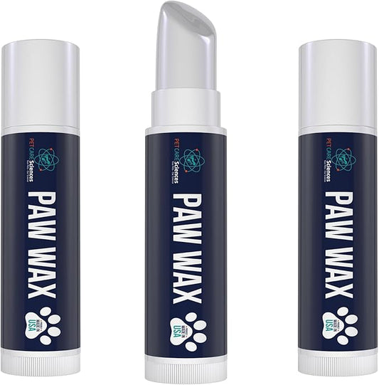 Paw Wax 3 Sticks - Paw Soother for Dogs - Paw Pad Moisturizer - Dog Paw Cream - Cat Paw Balm or Snout Soother for Dogs