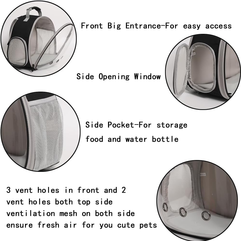 Reptile Travel Carrier for Bearded Dragon,Guinea Pig Carrier,Guinea Pig Carrier for 2,Reptile Travel Carrier for Lizards Sugar Glider Hedgehog Rat Parrot Birds (Green, Backpack)