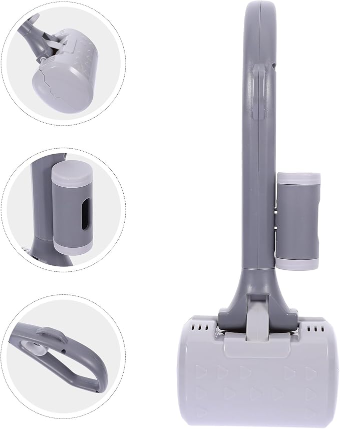 Abaodam Heavy Duty Dog Pooper Scooper with Handle Portable Yard Poop Scoop for Large Dogs Sturdy Pet Waste Picker