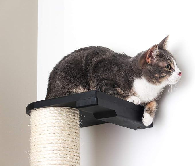 CatastrophiCreations 3-Tier Sisal Climbing Pole, Onyx Bamboo, one Size