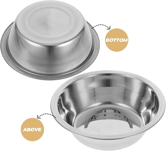 VICASKY Wall-Mount Elevated Dog Bowls with Deep Stainless Steel Food and Water Bowls, Large Raised Pet Feeder for Puppies and Small Dogs, Outdoor Wall Hanging Feeding Station in Black
