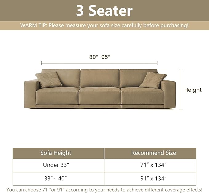 MYSKY HOME Boho Couch Cover White Sofa Covers with Tassel Farmhouse Sofa Slipcover Simple Couch Protector for Dogs Chenille Sectional Couch Covers L Shaped Couch Cushion Covers, 71"x 134"