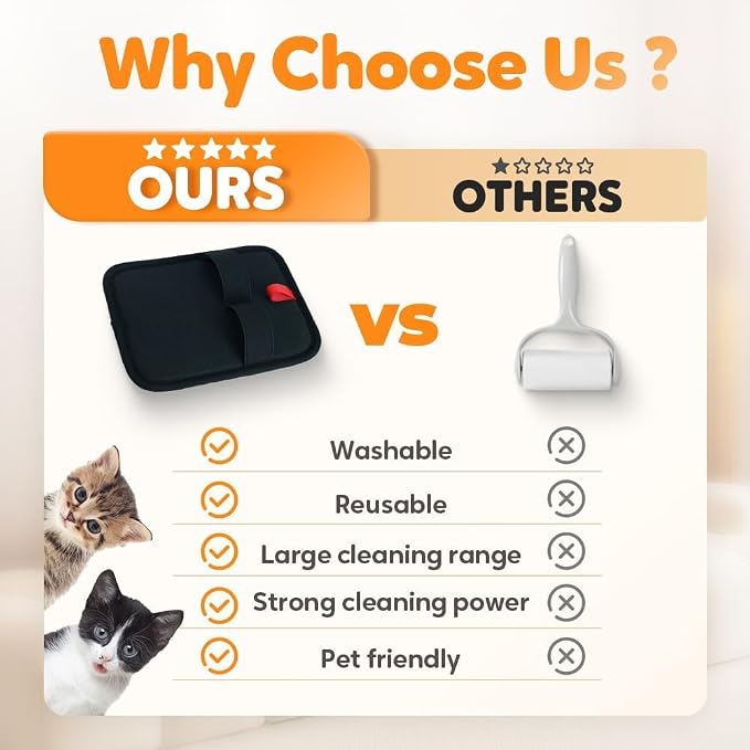 2PCS Pet Hair Removal Gloves Brush, Magic Brush,Upgraded Thickened Electrostatic Reusable Cat Dog Hair Remover Grooming Gloves,Double Sided Washable Static Animal Fur Removal Tool for Couch,Clothes