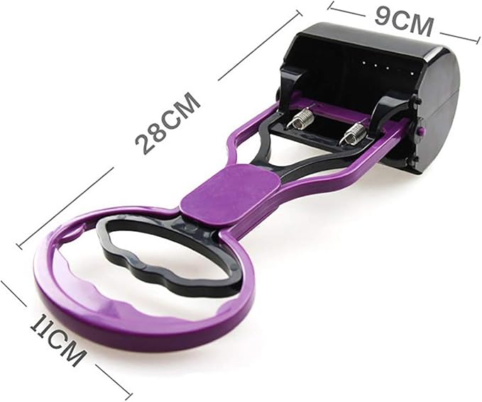 Pet Pooper Scooper for Dogs Cats | Non-Breakable High Strength Material, Durable Spring, Easy Pick Up Grass Gravel, Jaw Claw Rake, For Kids Children Women Men