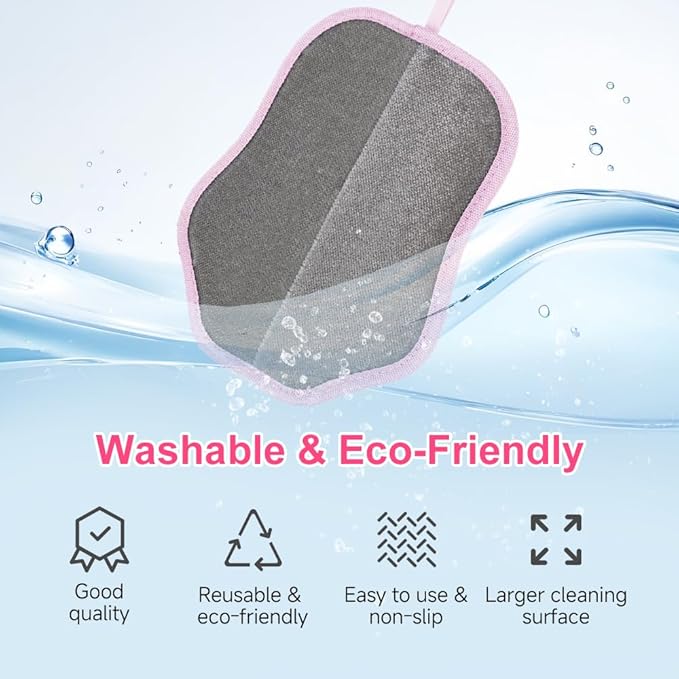 autohawj Pet Hair Removal Glove for Dogs & Cats - Electrostatic Grooming Mitt with Dual-Action Bristles | Reusable Washable Furniture Couch Car Lint Remover Tool