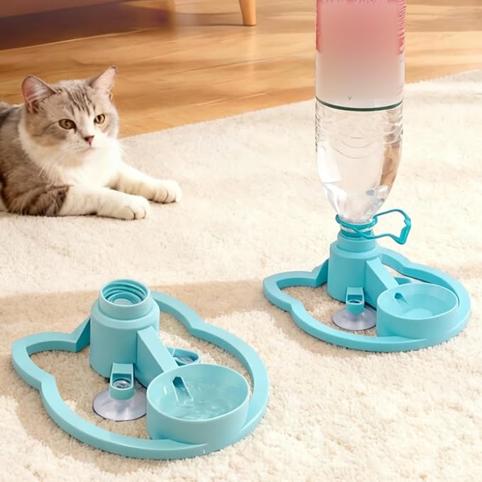 Filter-Free Automatic Pet Water Dispenser for Large Dogs – Large Dog Water Dispenser Stand Anti-tip Blue Pet Station