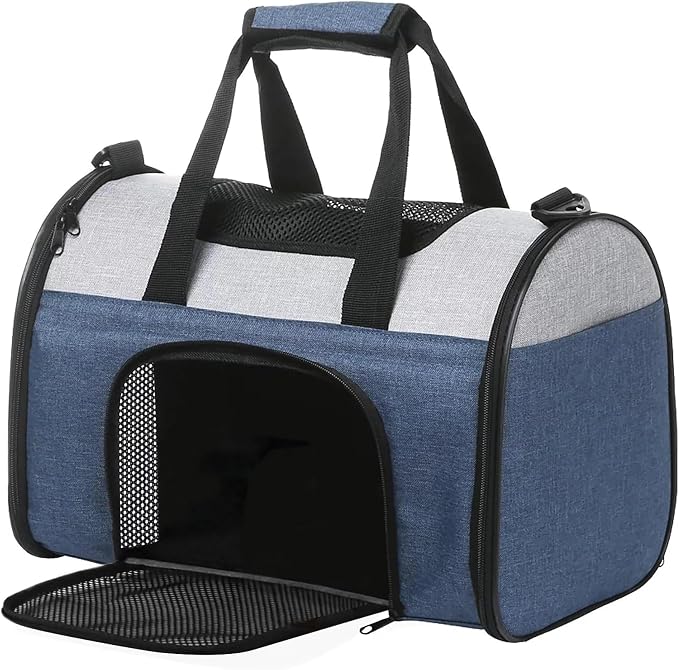 JESPET Soft-Sided Kennel Pet Carrier for Small Dogs, Cats, Puppy, Airline Approved Cat Carriers Dog Carrier Collapsible, Travel Handbag & Car Seat