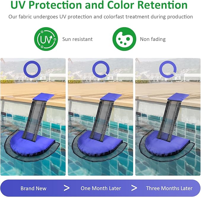2 Pack Animal Saving Escape Ramp for Pools and Spas, Frog and Animals Saver for the Pool, Critter Escape Device for Small Animals Entering the Pool, Floating Ramp Rescues (2, Dark Blue)