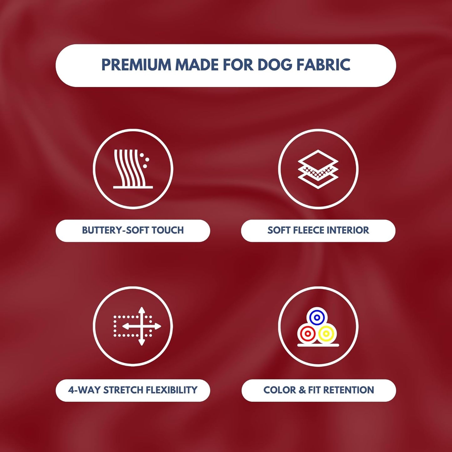 Spark Paws Dog Hoodie – Premium Dog Sweater for Small, Medium, and Large Dogs | Warm Outfits for French Bulldogs, Pitbull, Puppy, Winter Jacket Alternative - Burgundy - L