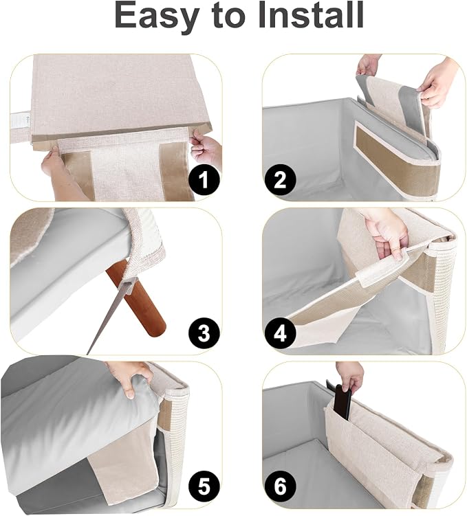 Cat Scratch Sofa Protector,27.6" L*19.6" W Cat Scratch Furniture Protector Pad Couch Arm Sheild with Natural Sisal for Protecting Couch Sofa Chair Furniture（Beige/Left Handed