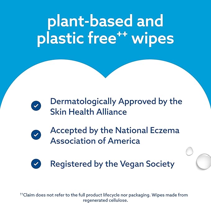 WaterWipes Sensitive+ Newborn & Baby Wipes, 3-In-1 Cleans, Cares, Protects, 99.9% Water, Unscented & Hypoallergenic, 180 Count (3 Packs)