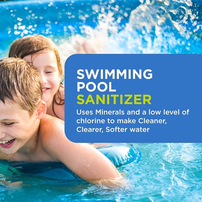 FROG Instant FROG for Pools - Prefilled Sanitizing Mineral Dispenser for Pools Up to 25,000 Gallons - Extends Chlorine Effectiveness for Easy Pool Treatment & Water Maintenance