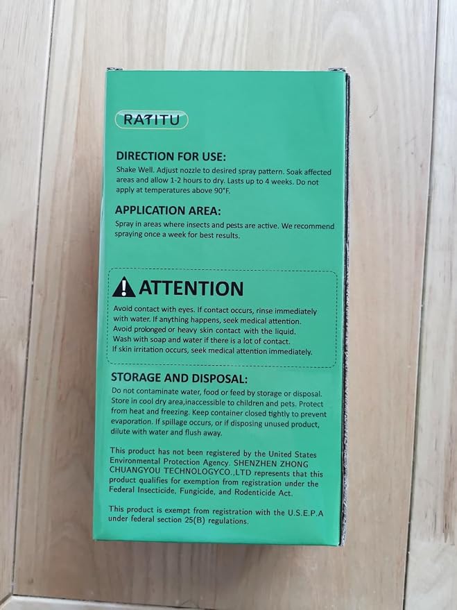 Peppermint Oil Insect and Pest Repellent Spray, 16 OZ Insect Repellent Spray for Ants, Spiders, Cockroaches, Mosquitoes, Indoor & Outdoor Bug Repellent for Insects, Pet & Human Safe Natural Formula