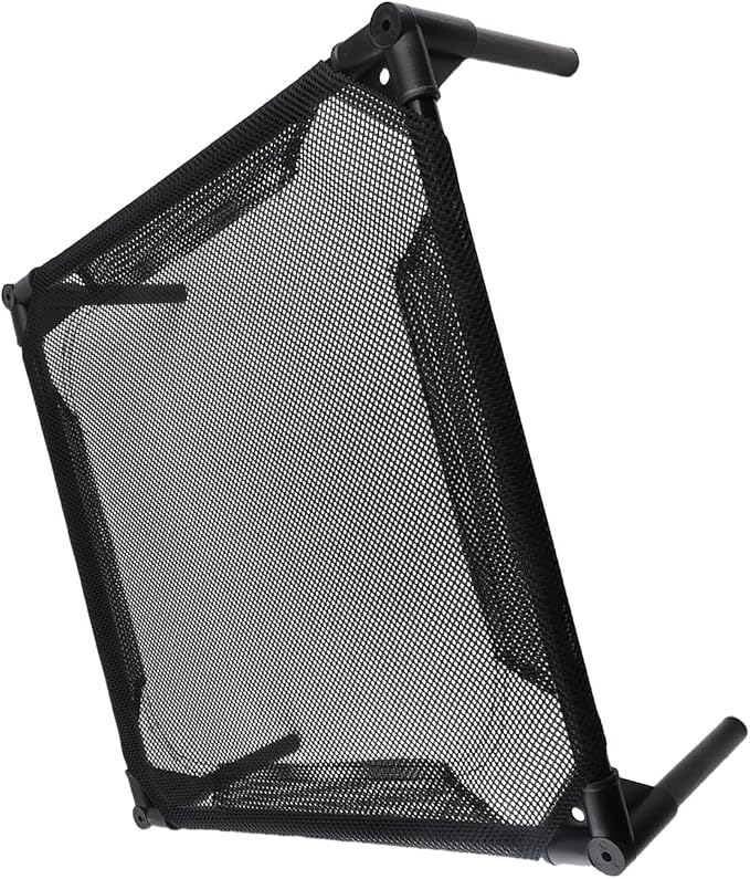 Elevated Dog Bed, Raised Dog Bed with Steel Frame and Breathable Mesh, All - Season Outdoor Dog Bed for Camping Park Backyard, Includes 4 Non - Slip Mats and Tube Covers (Small Size)