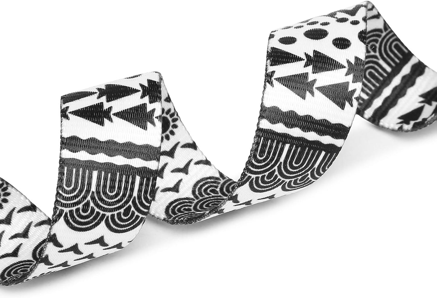 Mercano Adjustable Dog Collar - Special Design Patterns, Soft Nylon Comfortable Durable Pet Collar for Small Medium Large Dogs (XS, Black White B)