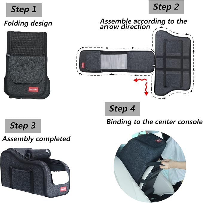 Center Console Small Dog Car Seat,Portable Pet Cat Puppy Booster Armrest Carseat Up to 11lbs,Equipped with a Breathable Protective Cover Net to Prevent Escape with Washable Fluffy Cushion and Pillow