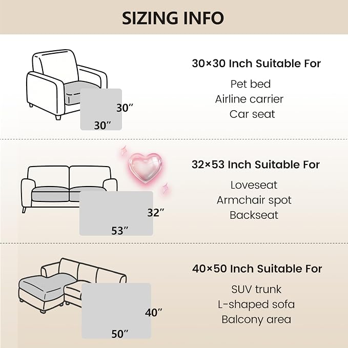 gogobunny 3X Stronger Waterproof Pet Blanket, Scratch Proof Furniture Protector for Dogs Cats, Reversible Cover 40x50 Inch, Dark Blue