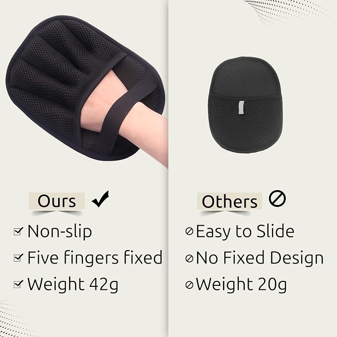 Pet Hair Removal Glove for Dogs & Cats – Reusable Electrostatic Hair Remover Mitt, Five-Finger Grooming & Cleaning Tool for Furniture, Clothes, Carpet, Couch & Car Interior