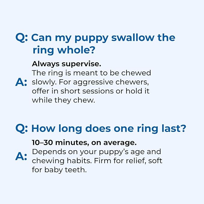 N-Bone Puppy Teething Rings Taste of Texas Queso Con Carne Flavor 3 Count
