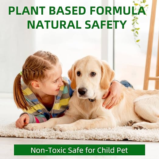 Indoor Pest Control Spray 16oz for Home and Kitchen –Bug Killer & Insect Repellent, Kills Carpet Beetles, Ants, Spiders, Beg Bugs, Roaches, Flea & Tick- Non Staining-Child and Pet Safe