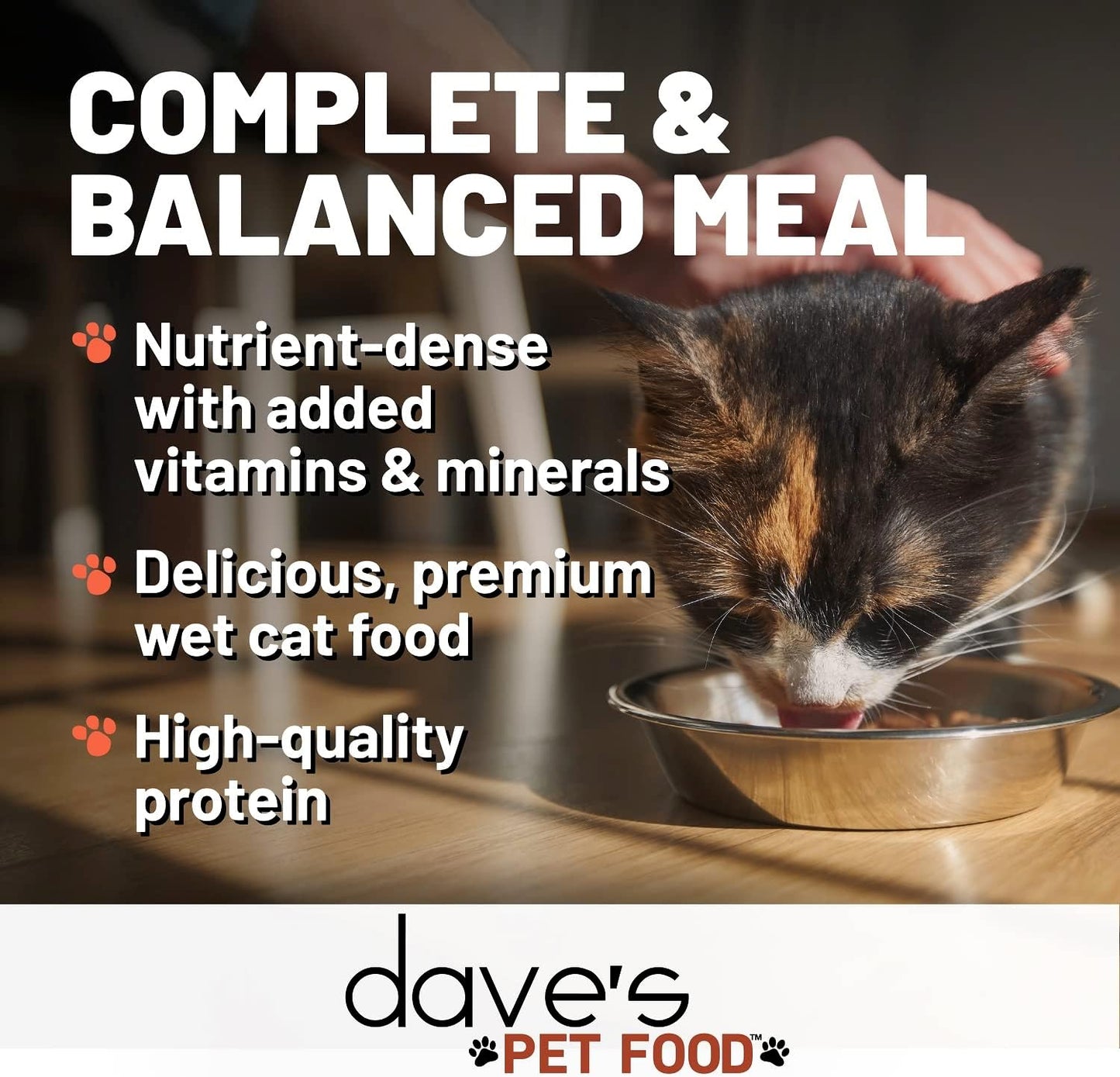Dave's Pet Food Grain Free Wet Cat Food (Farmyard Fowl, Chicken & Duck), Made in USA Naturally Healthy Canned, Added Vitamins & Minerals, 5.5 oz Cans (24 Pack)