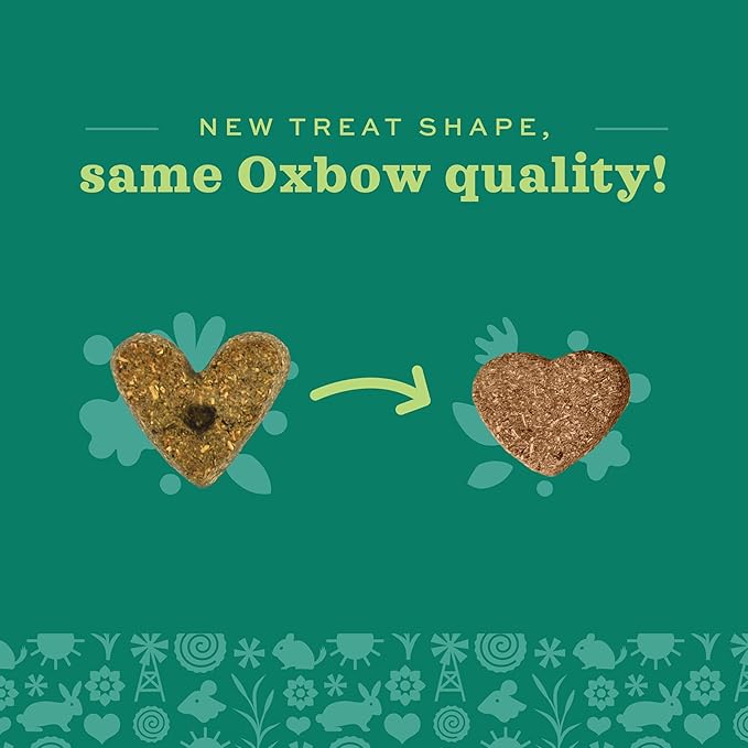 Oxbow Simple Rewards Baked Cranberry Treats, Rabbit & Guinea Pig Treats Made with Timothy Hay, Healthy Guinea Pig, Hamster & Bunny Snack, Timothy for Rabbit, Made in USA, 3 oz Bag