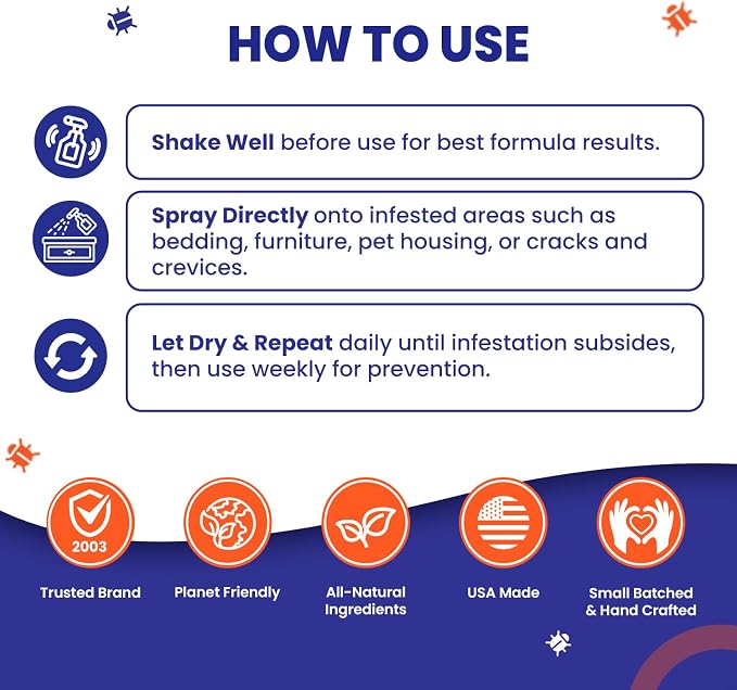 Mite-B-Gone Extreme Mite Killer Spray – 1 Gallon (128 oz) | Extra-Strength Plant-Based Formula | Safe for Homes, Pets & Livestock Areas | for Coops, Barns, Bedding & Carpets
