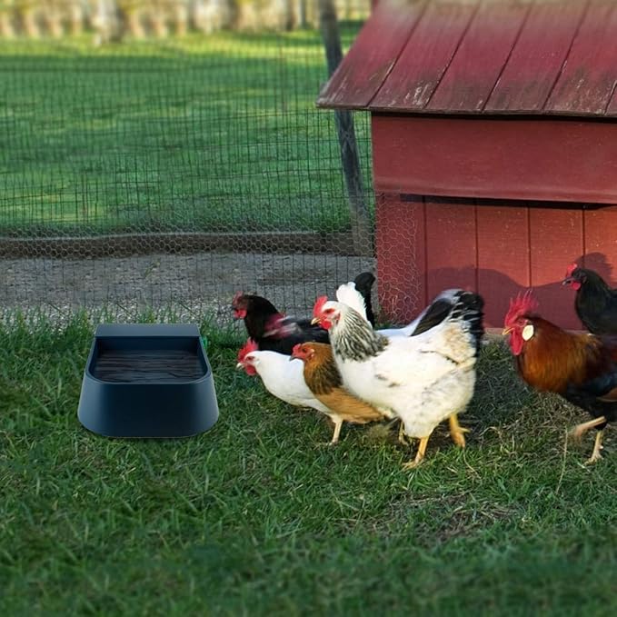 NAMSAN Outdoor Automatic Dog Water Dispenser, Large Water Bowl for All Kinds of Animals, Auto Refill Waterer for Pet Livestock, Water Trough Include Multi-Functional Adapter, Fit GHT Faucet