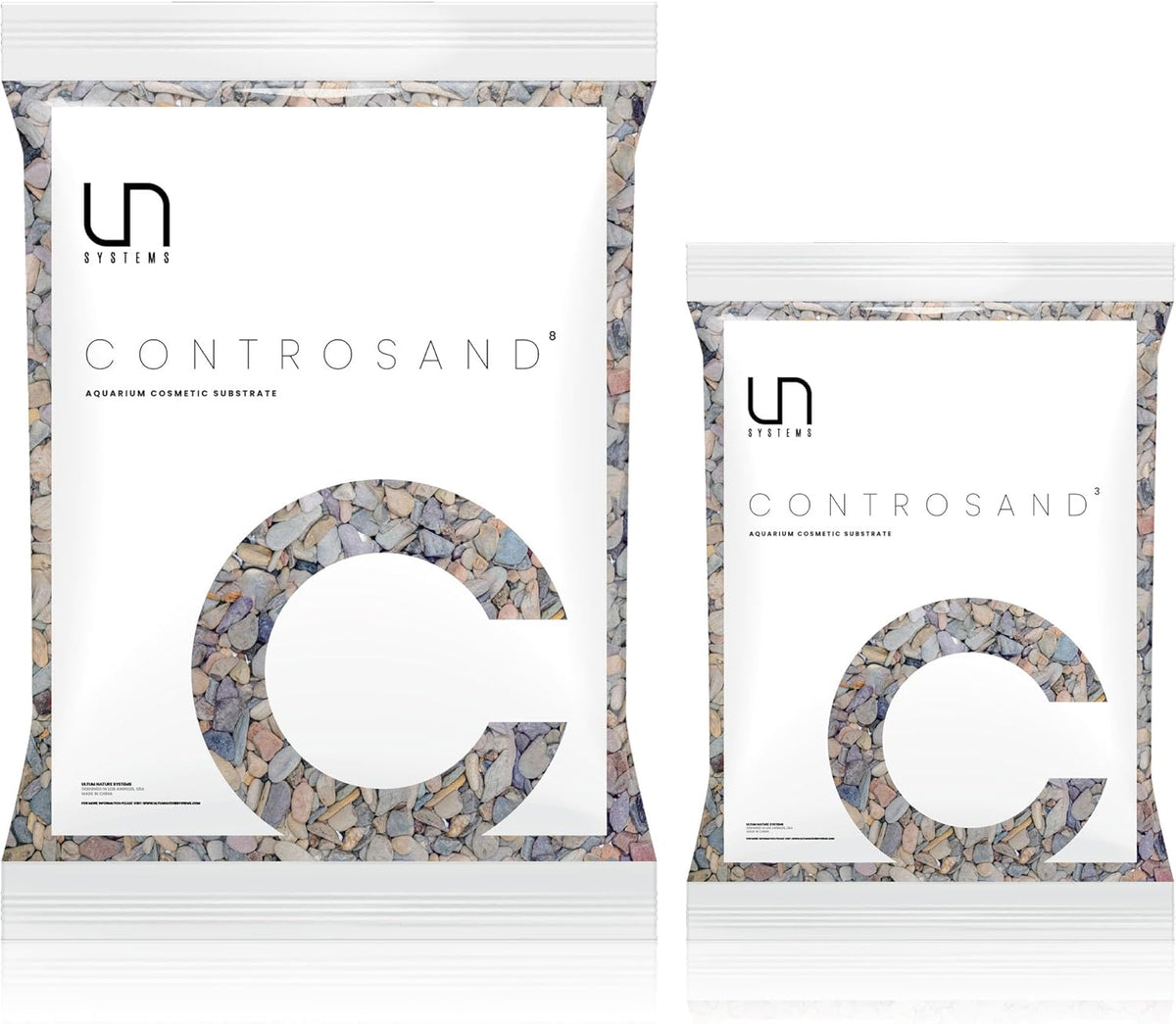 Ultum Nature Systems Controsand Sequoia Gravel (3L) - Small Pebbles for Fish Tank - Planted Aquarium Rocks - Fish Tank Substrate - Aquarium Pebbles - Versatile Fish Tank Stones