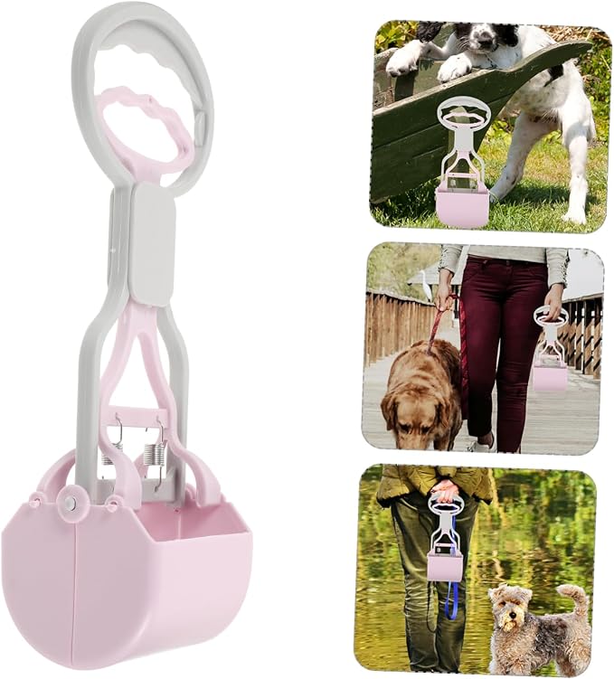 Foldable Scoop Ergonomic Handle Grabber for Easy -up Portable Pet Supplies for Dogs and Puppies Lightweight Efficient Waste Picker