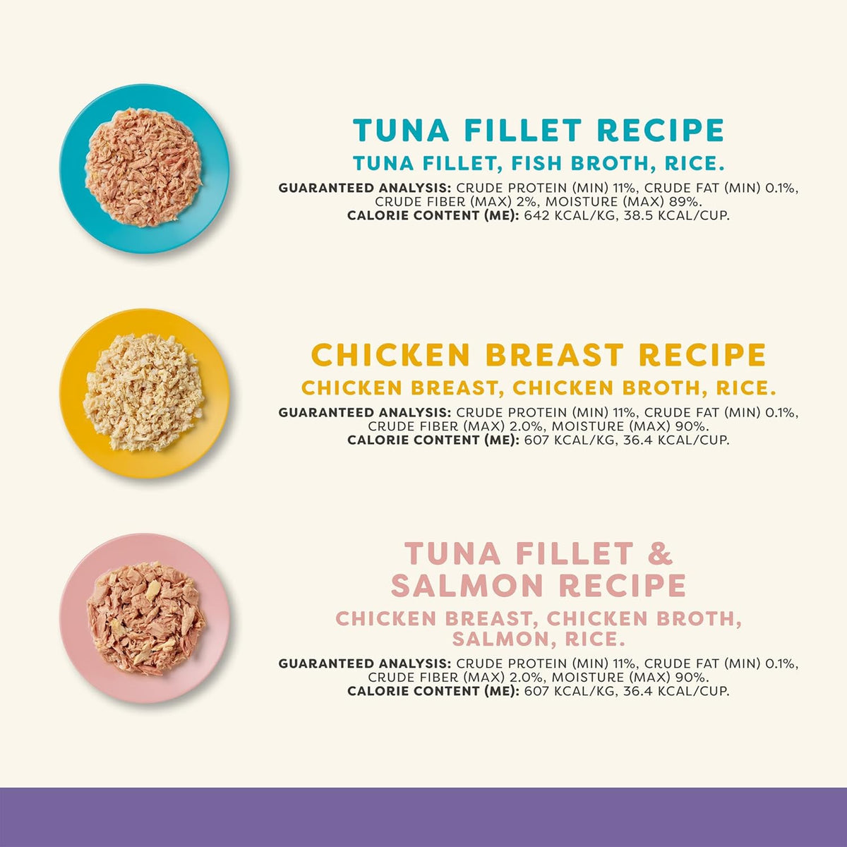 Applaws Natural Wet Cat Food, Limited Ingredient, Grain-Free, Protein with No Artificial Additives, Variety Pack in Broth (8X 2.12 oz Easy-Open Cups)