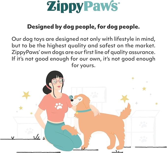 ZippyPaws Burrow Replacement Miniz - Interactive Dog & Puppy Toys for Boredom, Stimulating Pet Products to Keep Them Busy, Plush Refills for Hide & Seek Puzzle, Squeaky Toy for Enrichment - Unicorns