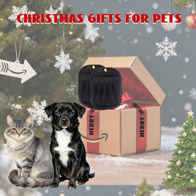 KENDINIX Valentines Day Gifts 2 Packs Pet Hair Removal Glove,Pet Hair Remover for Cat & Dog,New Upgraded Electrostatic Gloves Pet Hair,Reusable Electro Static Pet Hair Remover Electrostatic Gloves