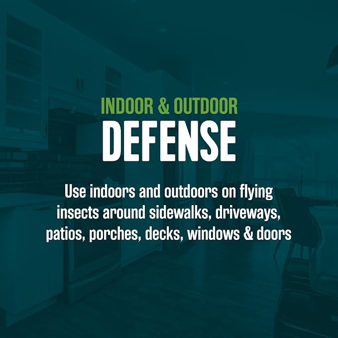Ecologic Flying Insect Killer, 14 Ounces, Aerosol Formula Made With Cornmint Cinnamon And Clove Oil Kills Houseflies, Mosquitoes, Moths, Fruit Flies, Gnats And Wasps By Contact