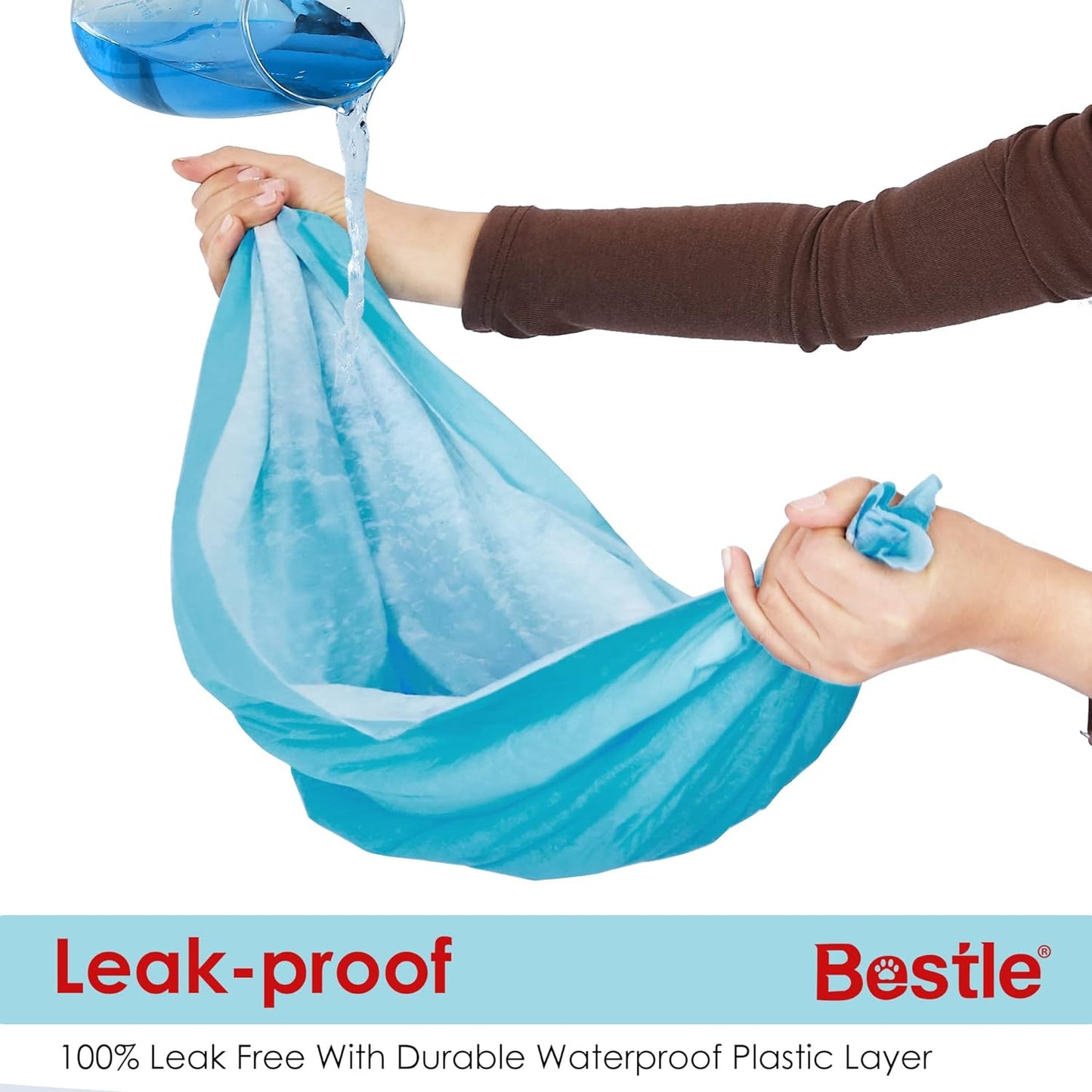 Large Pet Training and Puppy Pads Pee Pad for Dogs 24"x24"-80 Count Super Absorbent & Leak-Proof