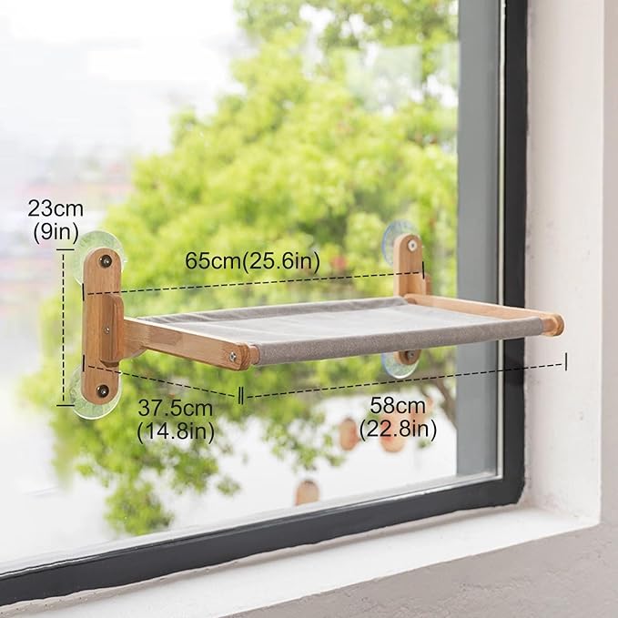 Cat Wall Shelves, Corner Climbing Shelf Perches, Kit Shelf, Suct Cup Support, Load-Bearing 20kg