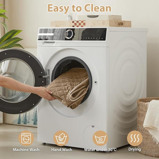 WNPETHOME Orthopedic XXL Dog Beds for Large Senior Dog Bed Comfy Sleeping | XXL Washable Waterproof Dogs Bed with Removable Cover, Multi-Needle Quilting Dogs Crate Bed for Relax , Brown 47x29 Inch