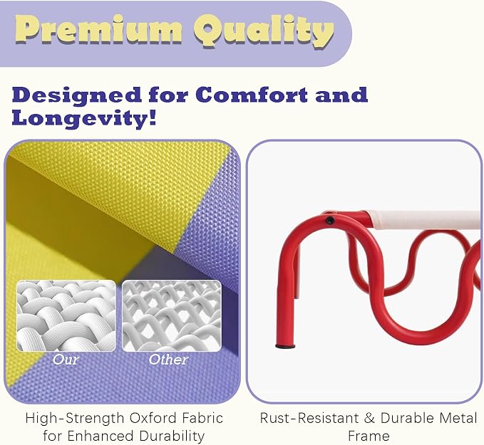 Elevated Dog Beds Large Sized Dog,36.2"x24.4" Outdoor Dog Bed Waterproof,Pet Beds for Large Dogs,Raised Big Dog Bed XL,Comfort Dog Cot Washable with Cooling Breathable Mesh,Easy to Assemble (Purple)