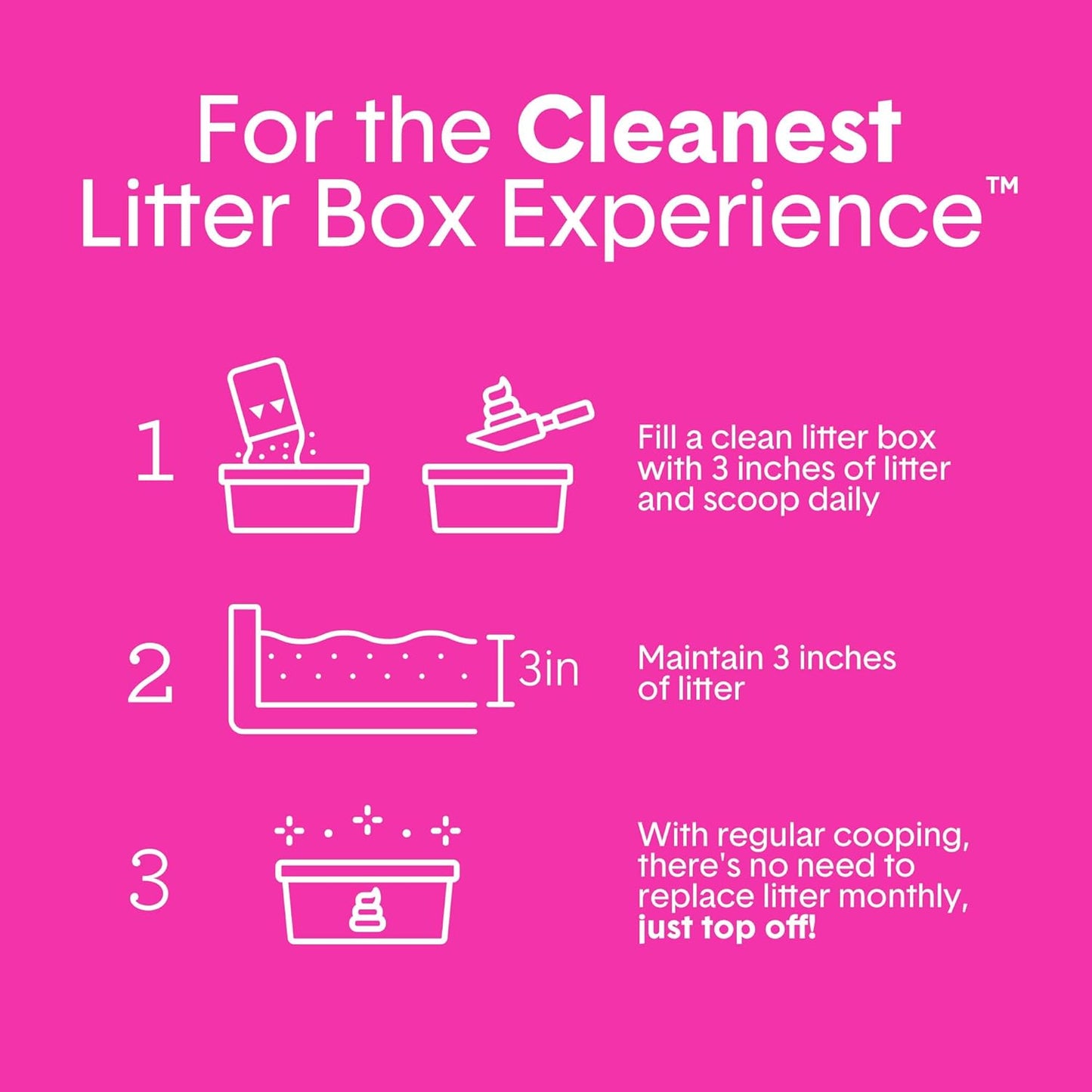 Boxie® Glo™ 30 Day Odor Control Clumping Clay Cat Litter, 40 lb, Multi-Cat, 99.9% Dust-Free, Low Tracking, UV Light Attractant, Superior Clumping for Easy Scooping