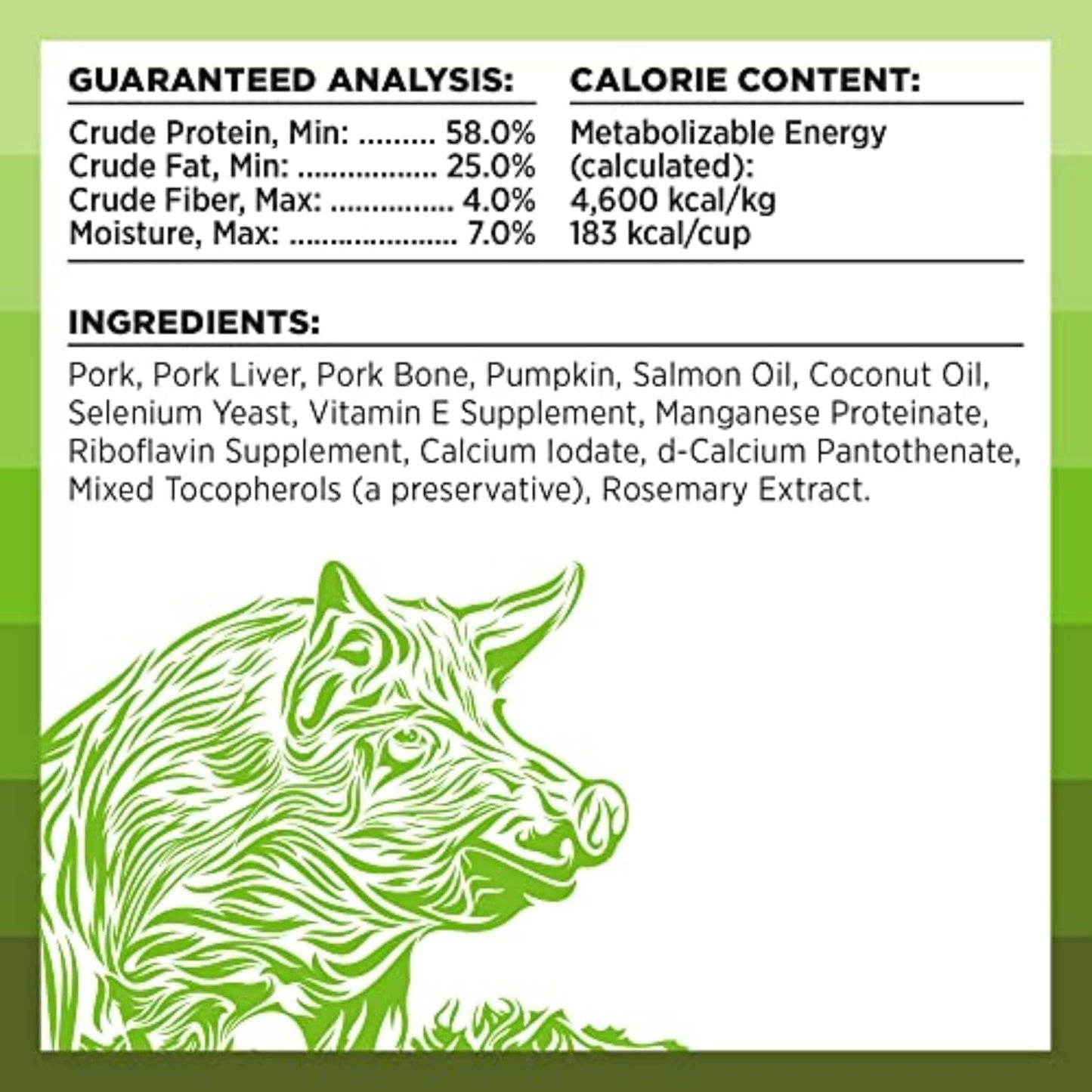 BIXBI Rawbble Freeze Dried Dog Food, Pork Recipe, 26 Oz - 97% Meat And Organs, No Fillers - Pantry-Friendly Raw Dog Food For Meal, Treat Or Food Topper - USA Made In Small Batches