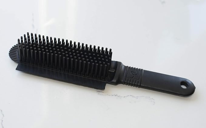 FURemover Plus Pet Hair Rubber Brush with Squeegee, Easily Remove Fur & Lint from Clothing, Carpets & Furniture, Gently Groom Dogs and Cats Wet or Dry, Black, (Pack of 12)