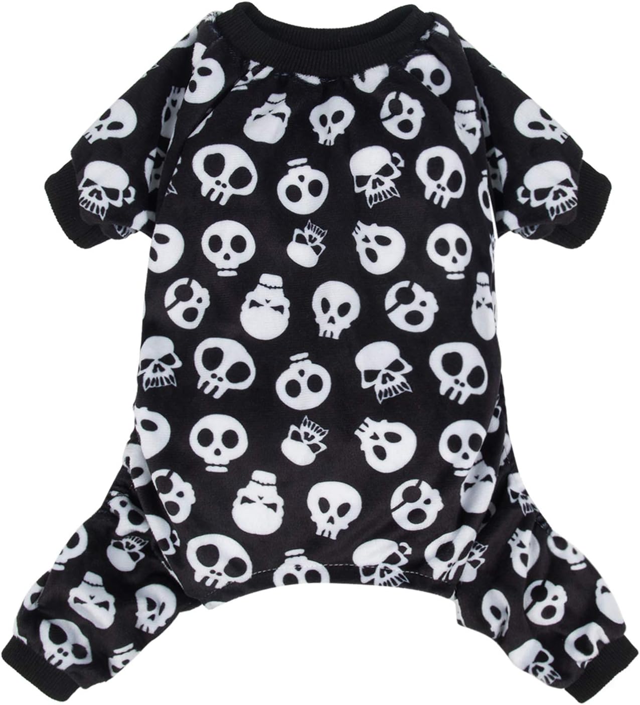 CuteBone Dog Halloween Pajamas Puppy Onesies Small Dogs Soft Pjs Coat Cat Apparel Comfy Pet Christmas Clothes Outfit Doggie Bodysuit P11L