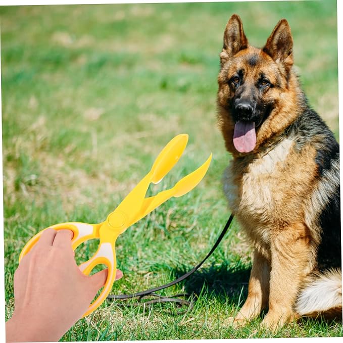 COLLBATH Heavy Duty Dog Poop Scooper with Long Handle Easy pet Waste Picker for Dogs and Cats Sturdy Construction for Reliable Waste Management for Daily Use Yards