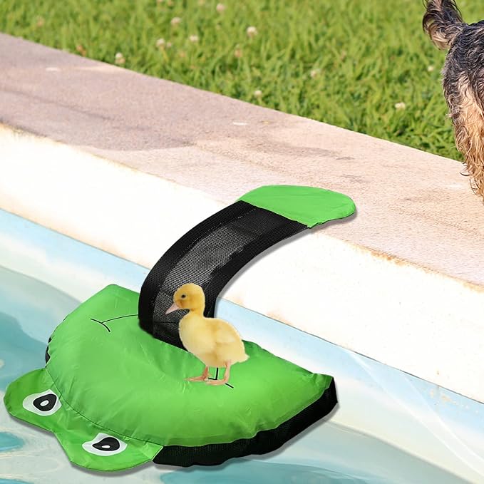 2 Pack Animal Saving Escape Ramp for Pools - Frog Floating Ramp Rescues for Swimming Pool, Frog Saver Floating Ramp Rescues for Saving Frogs, Birds, Toads Animal Mice, Pool & Spa Accessories & Tools