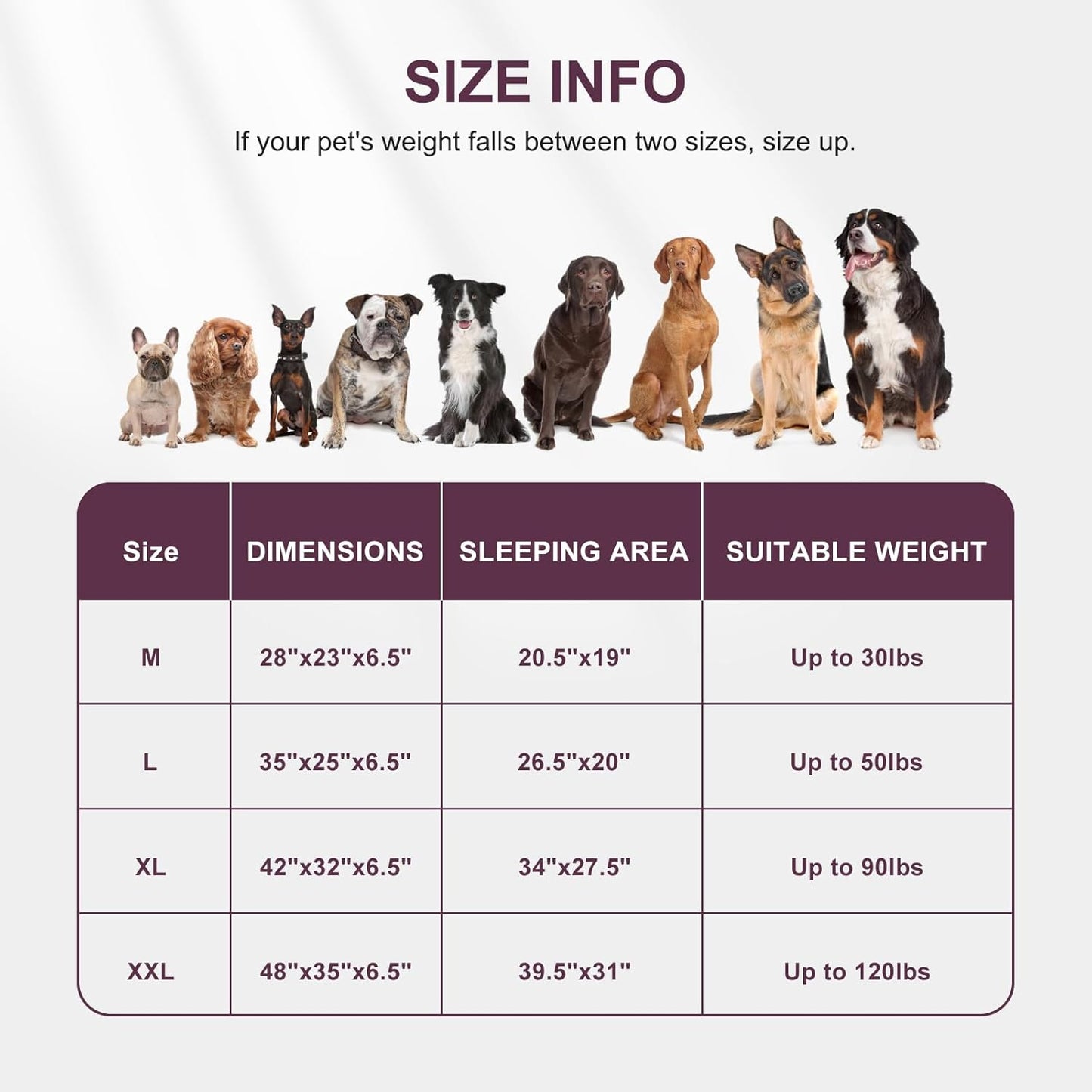FURTIME Orthopedic Dog Bed for Extra Large Dogs - XL Waterproof Dog Sofa Bed, Ultra Comfy Supportive Foam Pet Bed with Removable Washable Cover, Jumbo Dog Bed with Nonskid Bottom