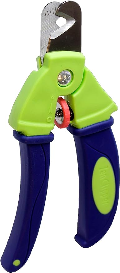 Zen Clipper Precise Dog Nail Clippers - Adjustable Safety Blade, No Overcutting - Stress Free Dog Grooming at Home - Easy to Use Pet Clippers with Sharp Blades for Clean, Splinter Free Cut