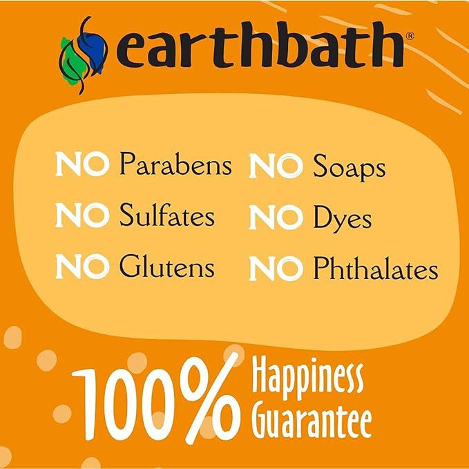 earthbath Dog Grooming Wipes - Dog Wipes for Paws and Butt, Pet Wipes for Dogs & Cats, Helps Itchy & Dry Skin -Fragrance Free, 100 Count (1 Pack)