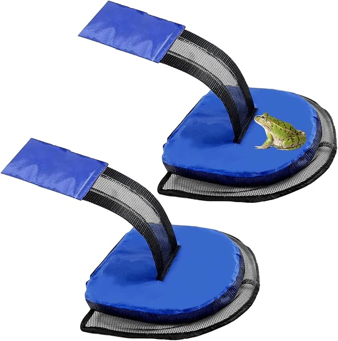 2 Pack Animal Saving Escape Ramp for Pools - Frog Floating Ramp Rescues for Swimming Pool, Frog Saver Floating Ramp Rescues for Saving Frogs, Birds, Toads Animal Mice, Pool & Spa Accessories & Tools